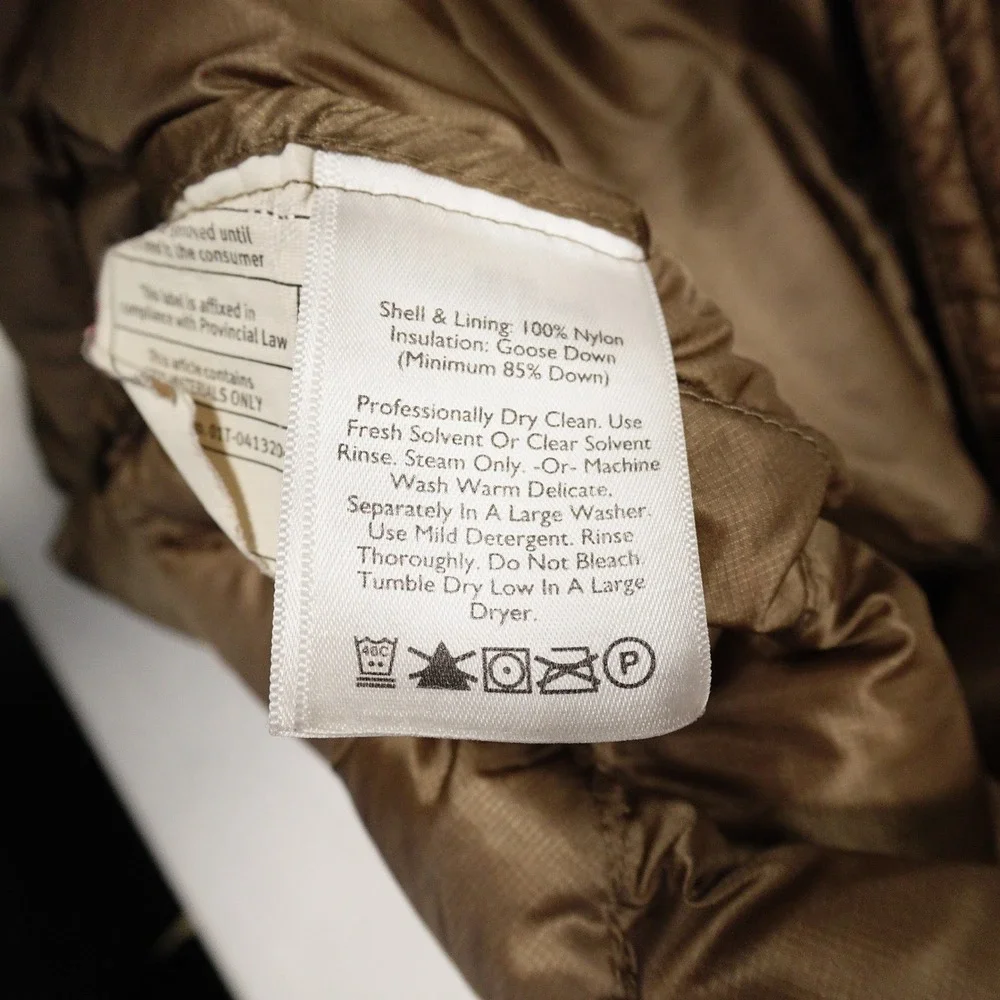 EDDIE‎ BAUER Women's Brown Bronze EB700 Quilt Goose Down Parka Winter Jacket